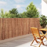 vidaXL Ograda Smeđa Bambus 600 x 125 cm Izdržljiva Vanjska privatnost | shoptok.hr