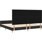  Krevet Crna 200x200 cm Tkanina | shoptok.hr