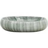 Nadgradni umivaonik zeleni ovalni 59 x 40 x 15 cm keramički | shoptok.hr