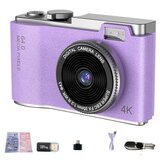 SARAHE LK003 2,4-palčna 4K HD CCD kamera z dvojno lečo Retro otroška kamera (vijolična), (22014512) | Shoptok.si