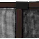 vidaXL Raztegljiv komarnik za okna rjav (100-193)x75 cm | Shoptok.si