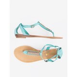 Shelvt Blue sandals with gold decoration | shoptok.hr