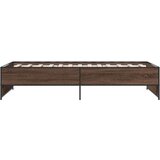  Okvir za krevet smeđi hrast 90x190 cm konstruirano drvo i metal | shoptok.hr