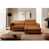 ELTAP Rumena žametna raztegljiva/s prostorom za shranjevanje kotna sedežna garnitura (desni kot/z ležalnikom) Gomsi – | Shoptok.si