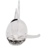  Skulptura Ajkula Srebrna 68x20x24 cm Aluminij | shoptok.hr