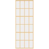  Klizna vrata zlatna 76x205 cm prozirno staklo ESG i aluminij | Eponuda.com