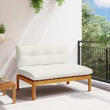  Srednji Sofe Jedinica Prirodna i krema bijela 120 x 80 x 82 cm | shoptok.hr