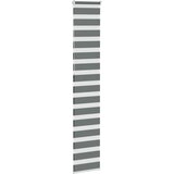 Zebra zavjesa tamno siva 50x230 cm Širina tkanine 45,9 cm Poliester | Eponuda.com
