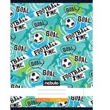 NEBULO Spet zvezan navaden zvezek s napisom Football time 80-32 A/4 | Shoptok.si