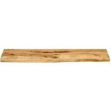 vidaXL Mizna plošča 120x20x2,5cm naraven rob trden robusten mangov les | Shoptok.si