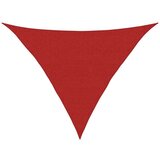  Senčno jadro 160 g/m² rdeče 2,5x2,5x3,5 m HDPE | Shoptok.si