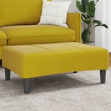 vidaXL Stolček za noge rumen 77x55x31 cm žamet | Shoptok.si