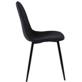 Venture Home Polar blagovaonska stolica, crna, set od 2 | shoptok.hr