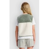 Roxy Iconic Color Block Kids Jakna iz flisa oil green | Shoptok.si