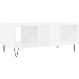  Stolić za kavu bijeli 90 x 50 x 36,5 cm od konstruiranog drva | shoptok.hr