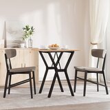  Blagovaonski stol Y-oblika 60x60x75 cm od borovine i čelik | shoptok.hr