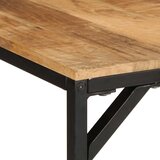  Blagovaonski stol 220x90x75 cm masivnog grubog drva manga | shoptok.hr