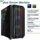 PCPLUS Gaming namizni računalnik PCPLUS Dream Machine, U7 265KF, 32 GB RAM, 2 TB SSD, RTX 5070Ti 16 GB, (5000005396) | Shoptok.si