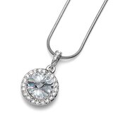  Ženski oliver weber coast crystal lančić sa swarovski belim kristalnim priveskom ( 11536.001 ) Cene