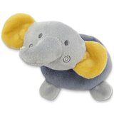 Lorelli Plišana Igračka Zvecka Donut (Krofna) - Elephant Grey Cene