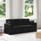 SOFA Crna 198 x 78 x 80 cm Baršun | shoptok.hr