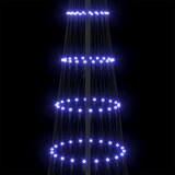  LED božićno drvce s 355 LED svjetlima Plava 302,5 cm Metal | shoptok.hr