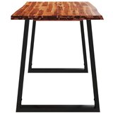  Blagovaonski stol sa živim rubom 110x70x75 cm od drva bagrema | shoptok.hr
