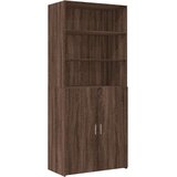 vidaXL Ormarić za pohranu boja hrasta 80x42,5x225 cm konstruirano drvo | shoptok.hr