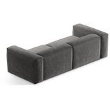 Cosmopolitan Design Svetlo siva sedežna garnitura iz rebrastega žameta 264 cm Bergano – | Shoptok.si