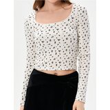 Sinsay Pamučna bluza s dugim rukavima | shoptok.hr