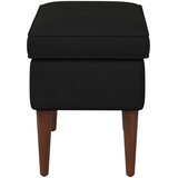  Stolica za noge Crna 55 x 35 x 41 cm Baršun | shoptok.hr