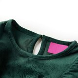  Dječja bluza s volanima tamnozelena 128 | shoptok.hr
