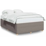  Okvir za krevet bez madraca smeđesivi 140 x 190 cm od tkanine | shoptok.hr