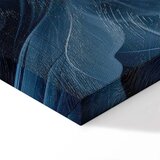  Slika - Abstract Ornaments Dark Blue Victorian Leaves 30x20 Premium Print | shoptok.hr