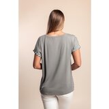 Fenzy Majica S Črtastim Potiskom, Siva | Shoptok.si