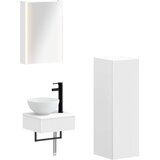  Set ormarića za kupaonicu 4 pcs Bijela 43 x 11,5 x 60,5 cm | shoptok.hr