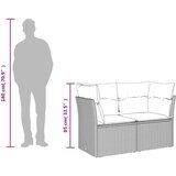  11-dijelni set vrtnih sofa od poliratana s jastucima sivi | shoptok.hr