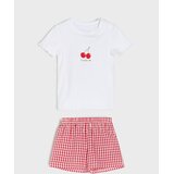 Sinsay Pamučna dvodijelna pidžama s motivom trešanja | shoptok.hr