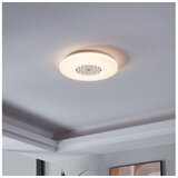Eglo capasso 1 plafonjera/1, led, 24w, 3600lm, prom 400, krom/bijela | shoptok.hr