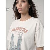Sinsay Pamučna majica s printom | shoptok.hr