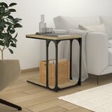 vidaXL Stranska mizica sonoma hrast 50x35x52 cm inženirski les | Shoptok.si