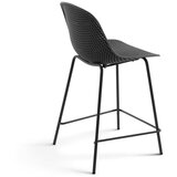 Kave Home Tamno siva metalna/plastična vrtna barska stolica Quinby – | shoptok.hr
