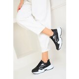 Soho Black-White-C Women's Sneakers 17226 Cene