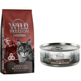 Wild Freedom Posebna cijena! 6,5 kg + 6 x 70 g "Instinctive" mokra hrana American Woodlands - govedina, piletina i puretina + 6 x 70 g divlja svinja Cijene