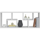 Zidna polica bijela 36 x 16 x 90 cm konstruirano drvo | shoptok.hr
