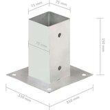 vidaXL sidra za stupove 4 kom od pocinčanog metala 71 mm | shoptok.hr