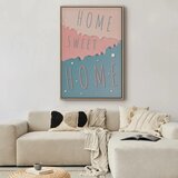  Slika - Inscriptions: Home Sweet Home (1 Part) Vertical 40x60 U prirodnom drvenom okviru | shoptok.hr