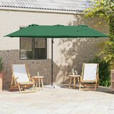  Suncobran Zelena 372 x 198 x 243 cm Poliester i aluminij | shoptok.hr