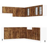  11-dijelni set kuhinjskih ormarića Porto konstruiranog drva | shoptok.hr