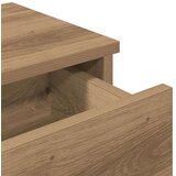 vidaXL Stenska polica s predali artisan hrast 80x34x17 cm inž. les | Shoptok.si